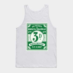 Vintage Dunedin (New Zealand) Parcel Delivery Stamp Tank Top